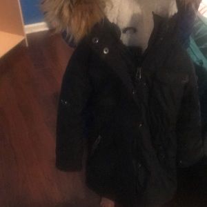 Kids Fur-Lined Hood Parka